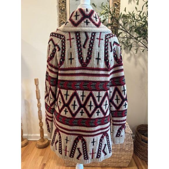 Ralph Lauren Southwestern Wool Cardigan Sweater Size Small - Picture 7 of 12